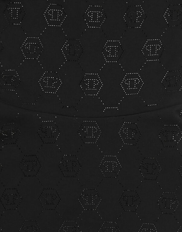 Duchesse Doll Midi Dress Strass Monogram