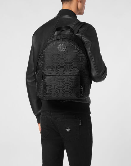 Nylon Jacquard Backpack Monogram Nylon Jacquard Backpack Monogram