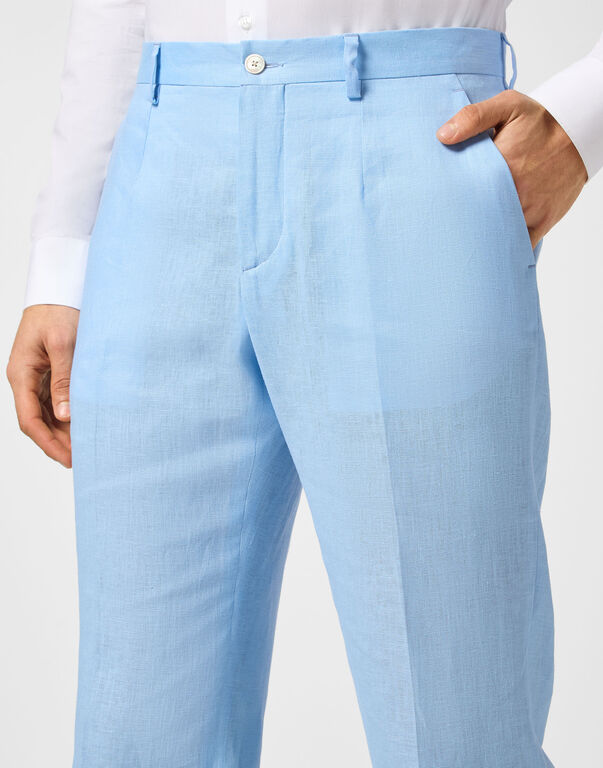 Linen Long Trousers Gigolò fit