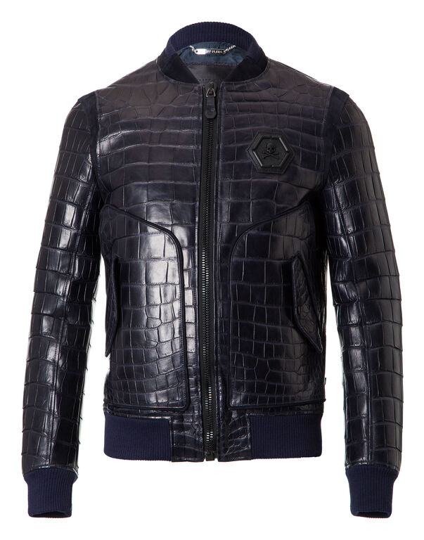 Leather Bomber "James"
