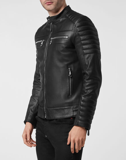 Leather Moto Jacket