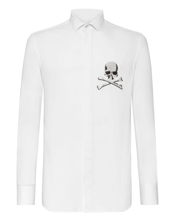 Shirt Platinum Cut LS Skull