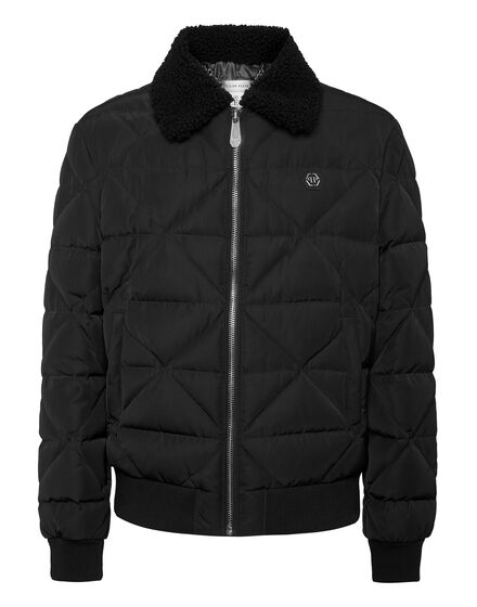 Shearling Nylon Padded Jacket
