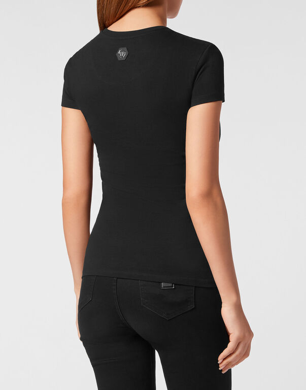 T-shirt Roundneck SS with Crystals Tattoo