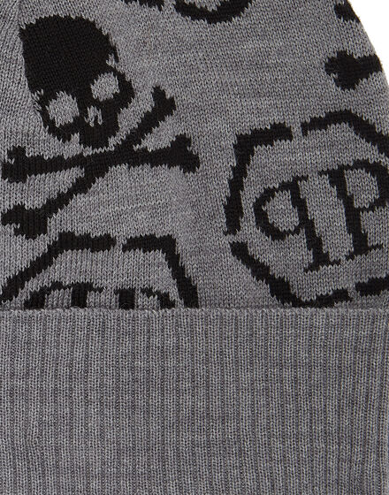 Wool Beanie Skull&Bones