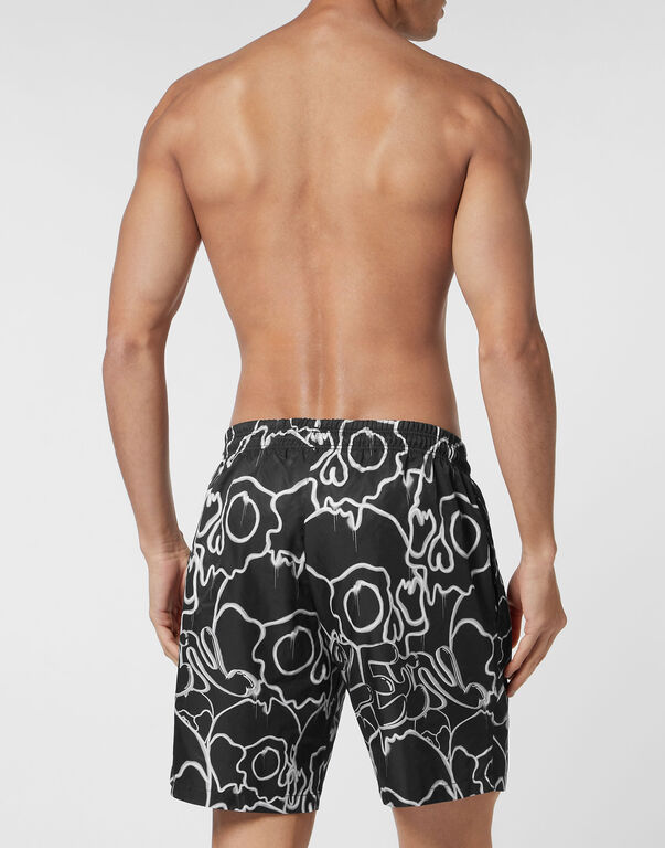 Swim-Trunks Skull