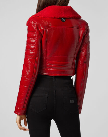 Leather Biker Crop Killer  Latex