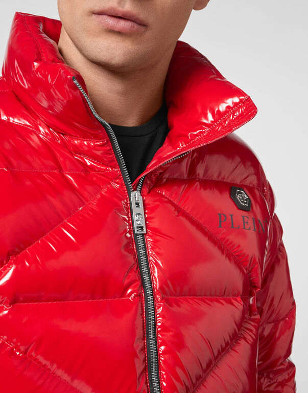 Quilted Down Jacket Hexagon