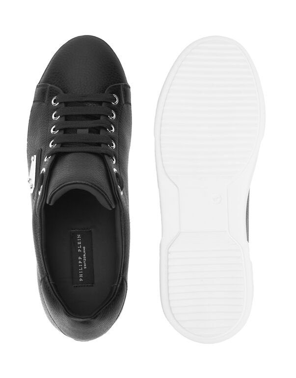 Leather Lo-Top Sneakers Iconic Plein
