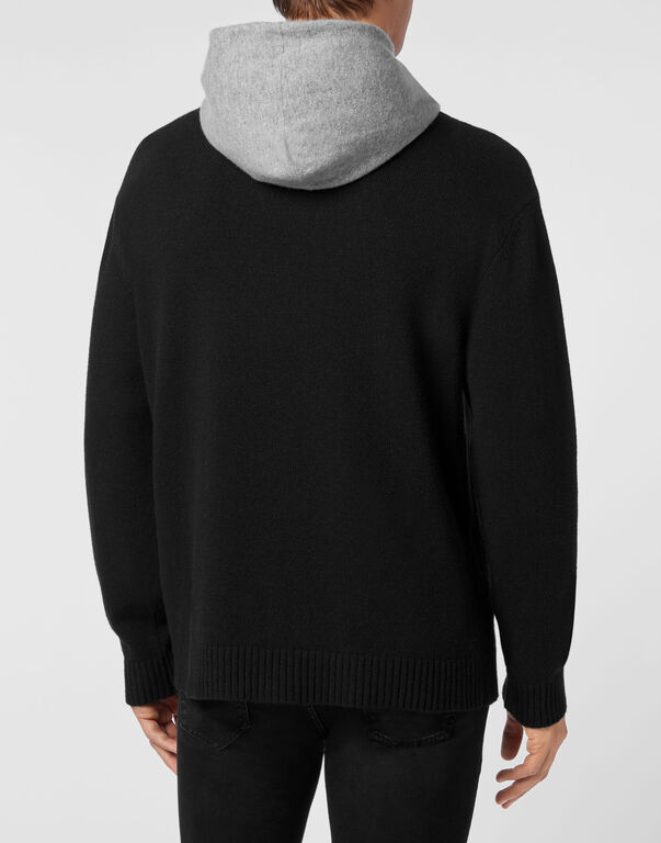 Cashmere Hoodie sweatshirt Iconic Plein