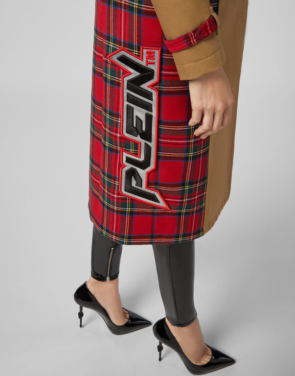 Trench coat Tartan