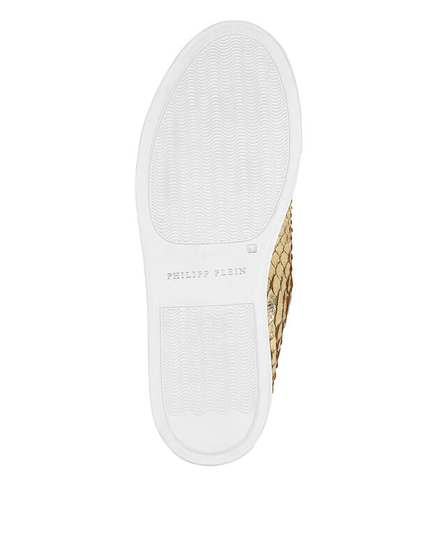 Python Lo-Top Sneakers Gold