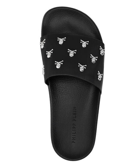 Flat gummy sandals Skull&Bones