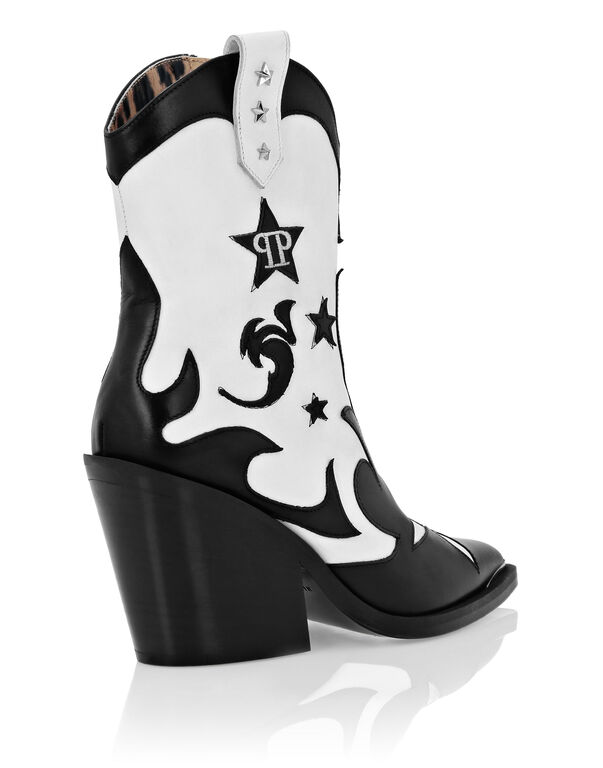 RODEO  INTARSIA  ANKLE BOOTS