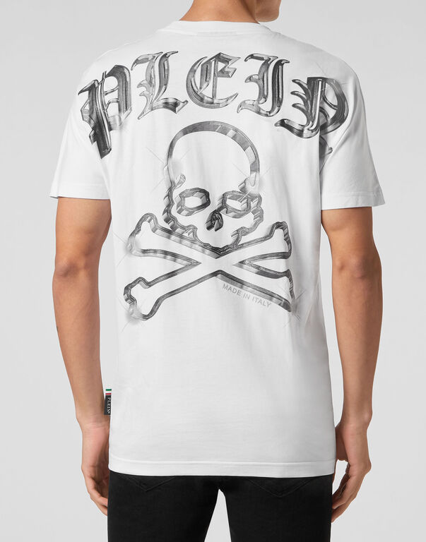 T-shirt Round Neck SS Kimono Cut Skull&Bones