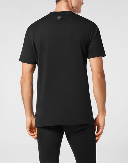 T-shirt Round Neck SS With Patch Skull&Bones