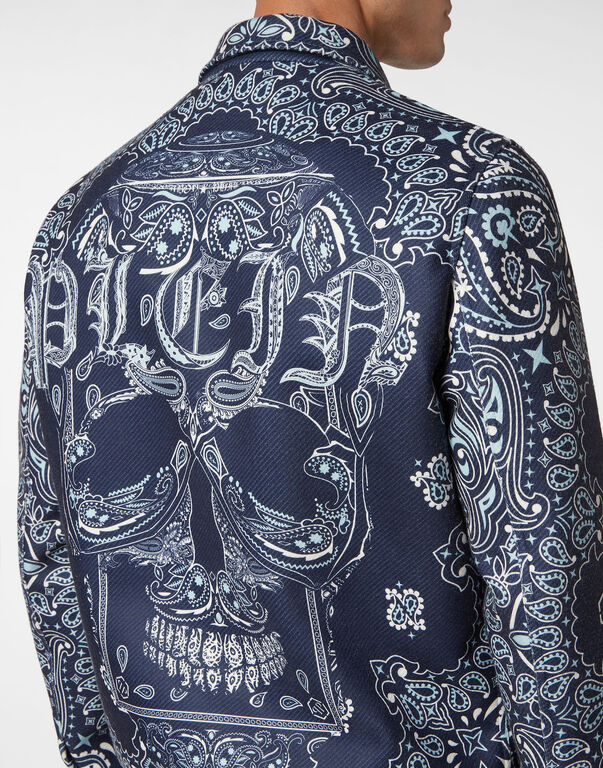 Wool Bomber Paisley Bandana