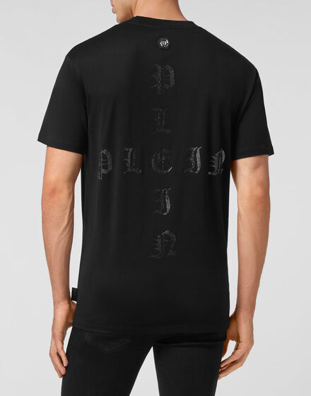 T-shirt Round Neck SS Gothic Plein with Crystals T-shirt Round Neck SS Gothic Plein with Crystals
