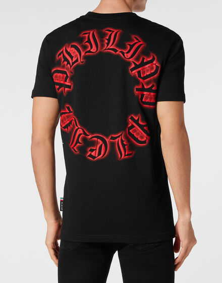 T-shirt V-Neck SS Gothic Plein