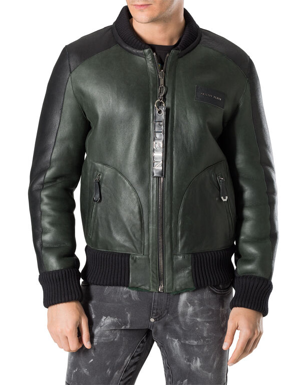 Leather Bomber "Martin"