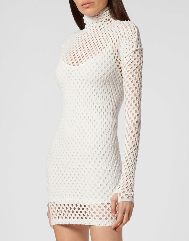 Short Dress Seamless Mesh