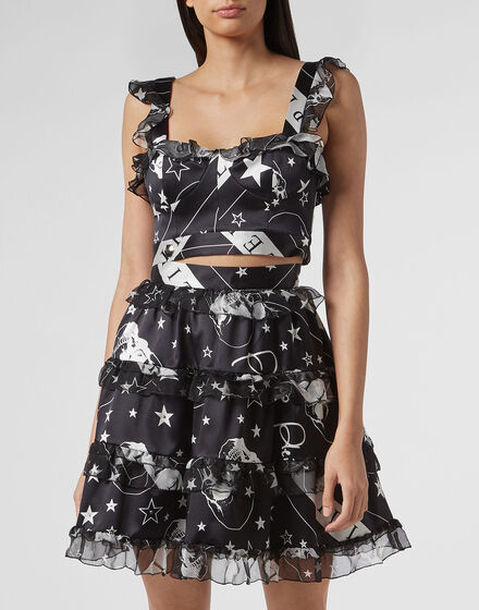 Short Skirt Stars and skull
