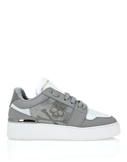 Lo-Top Crystal Leather Sneakers Skull&Bones Lo-Top Crystal Leather Sneakers Skull&Bones
