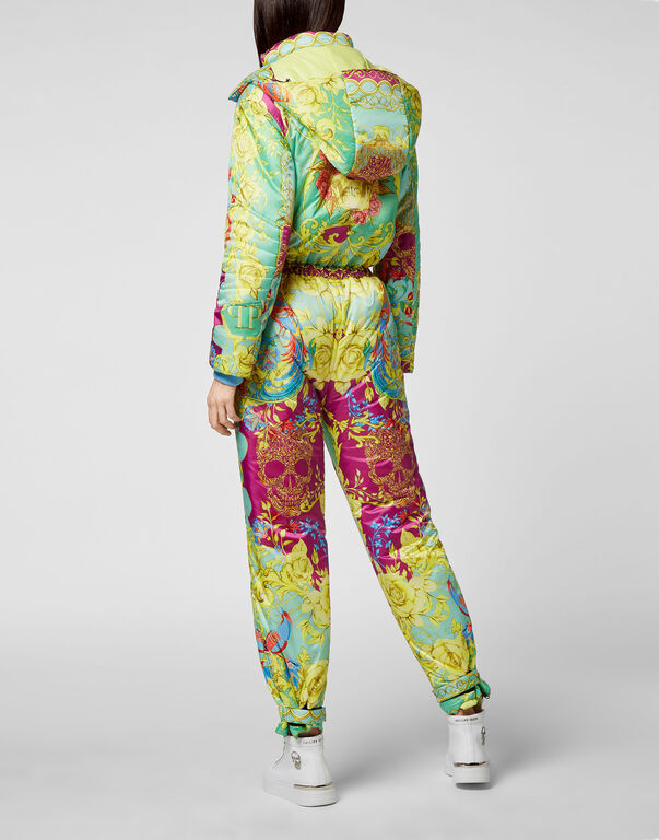 Nylon Ski jumpsuit print New Baroque