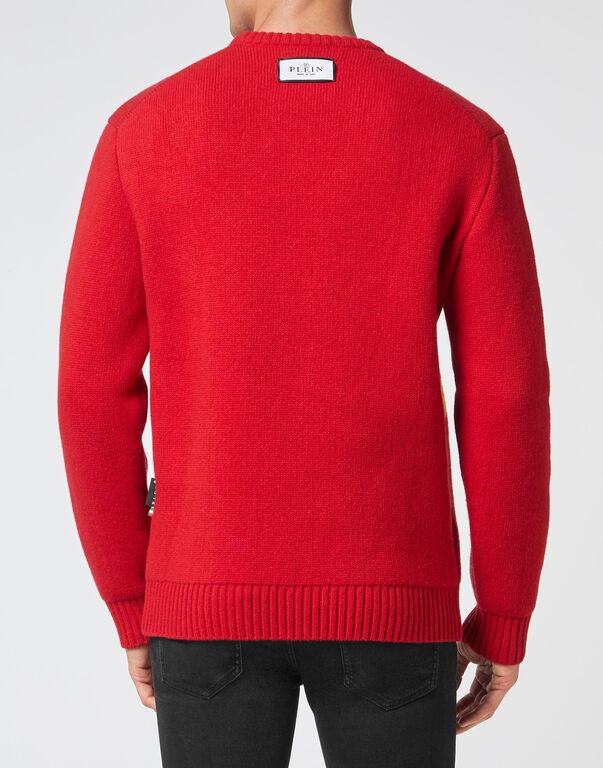 Merino Wool Pullover Round Neck LS