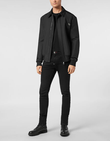 Bomber Jacket Elaphe Inserts