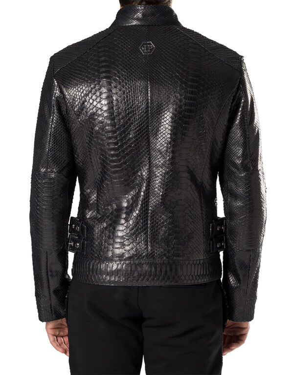 Leather Biker "Python"