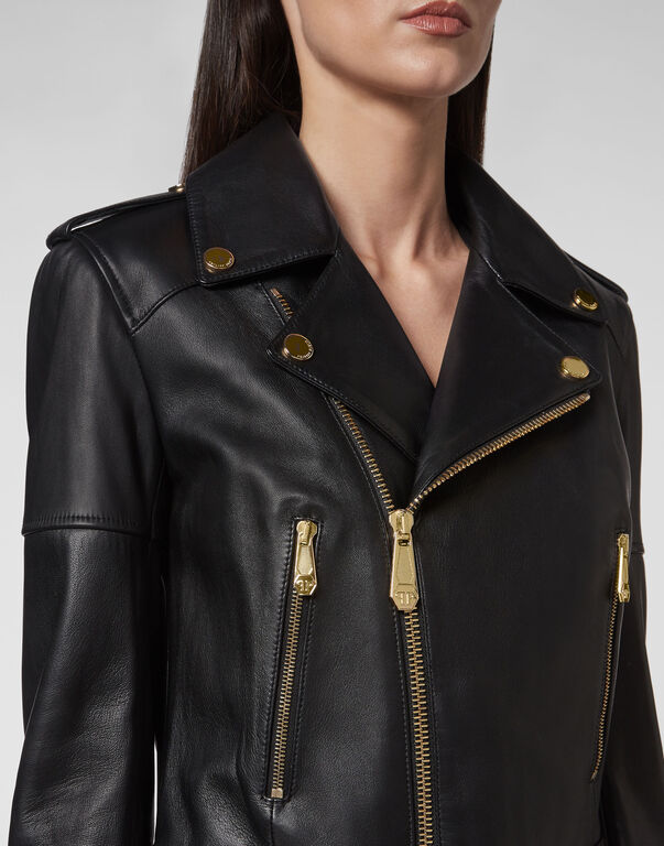 Leather Biker Jacket