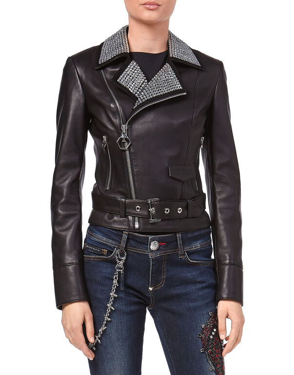 Leather Biker "Jewell"