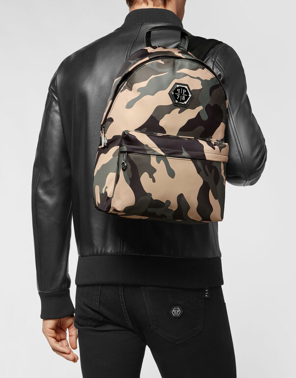 Nylon Backpack Iconic Plein