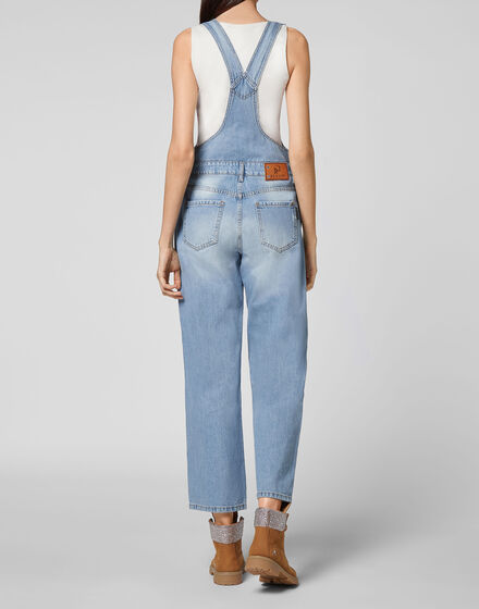 Denim Jumpsuit Iconic Plein