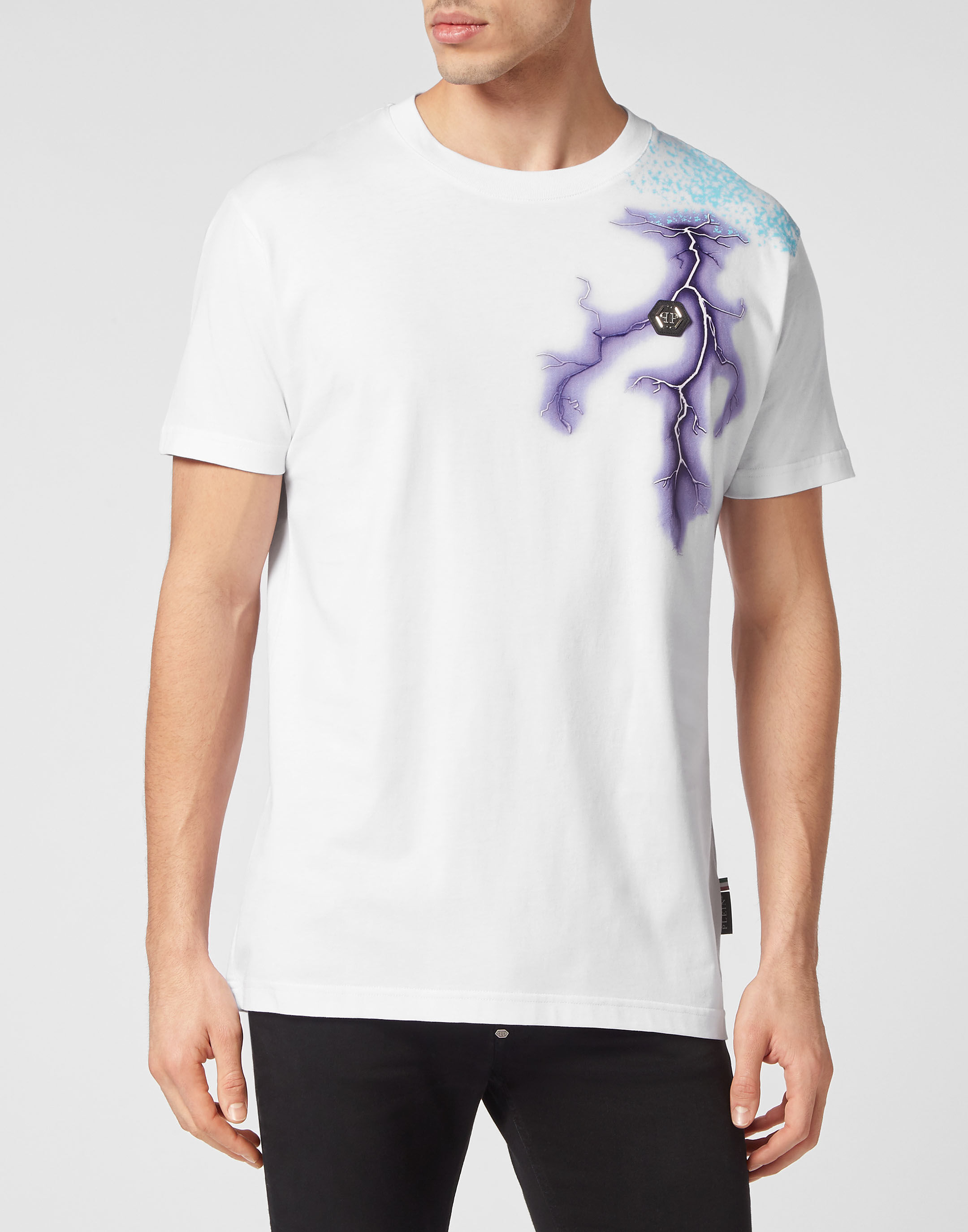 PHILIPP PLEIN ラウントネック SS コシック フレイン Tシャツ T-shirt Round Neck SS Gothic Plein | Philipp Plein Outlet
