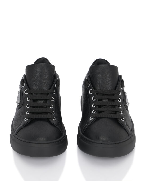 Leather Lo-Top Sneakers Iconic Plein
