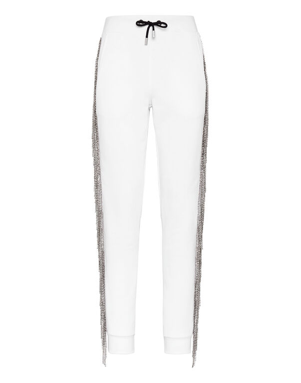 Jogging Trousers Crystal Fringe