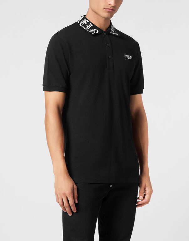 Pique Polo Shirt SS Gothic Plein