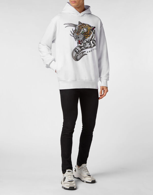 Hoodie Sweatshirt Crystal Tattoo
