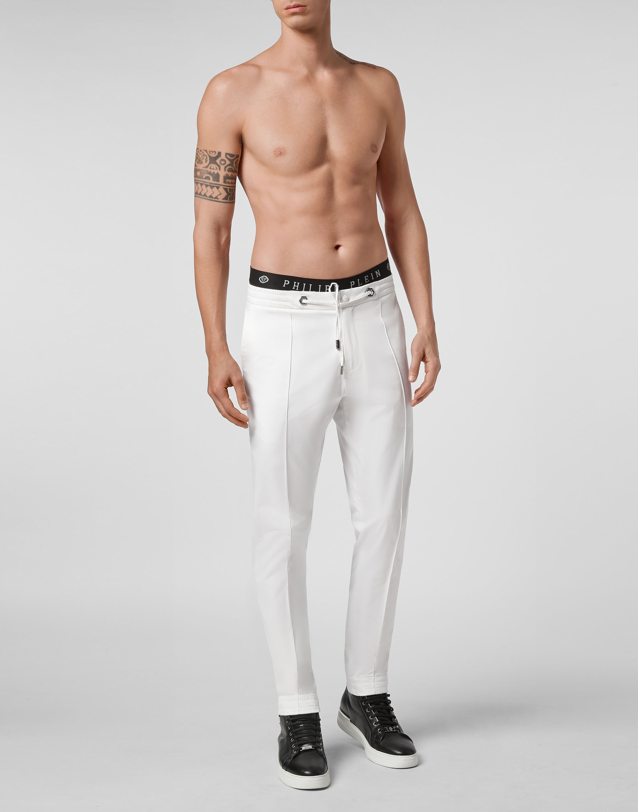 Satin Jogging Trousers Elegant Philipp Plein Outlet