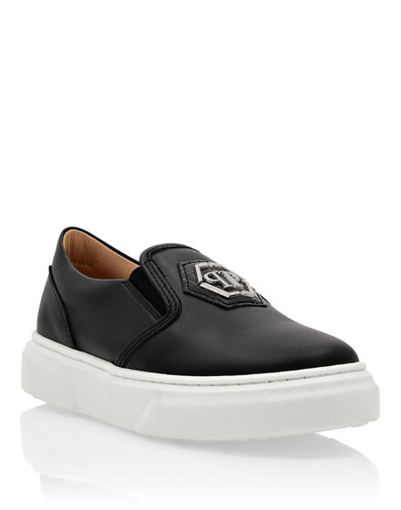 LEATHER SLIP ON HEXAGON