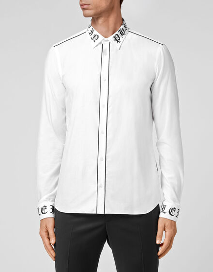 Cotton Shirt Sugar Daddy Cut LS Gothic Plein