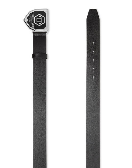 Leather Belt Hexagon
