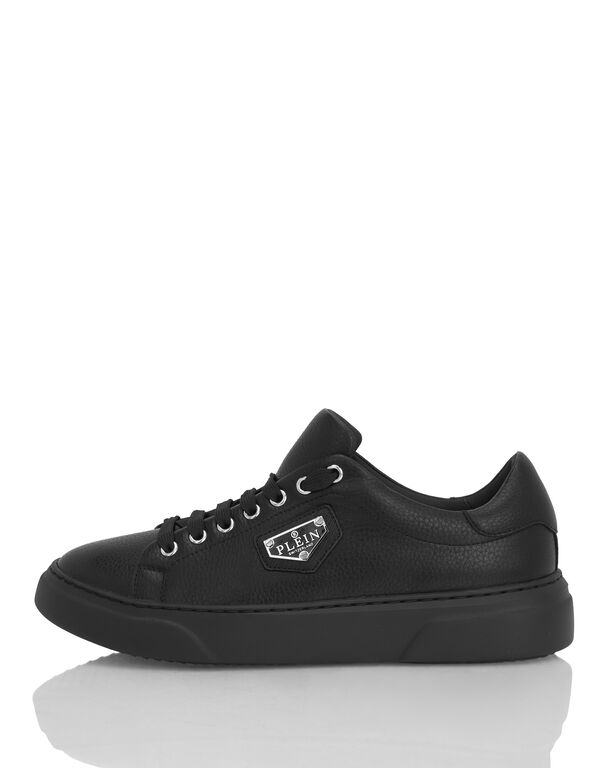 Leather Lo-Top Sneakers Iconic Plein