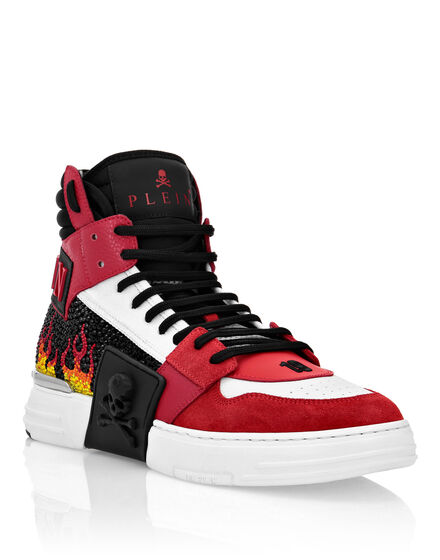 Hi-Top Sneakers Flame