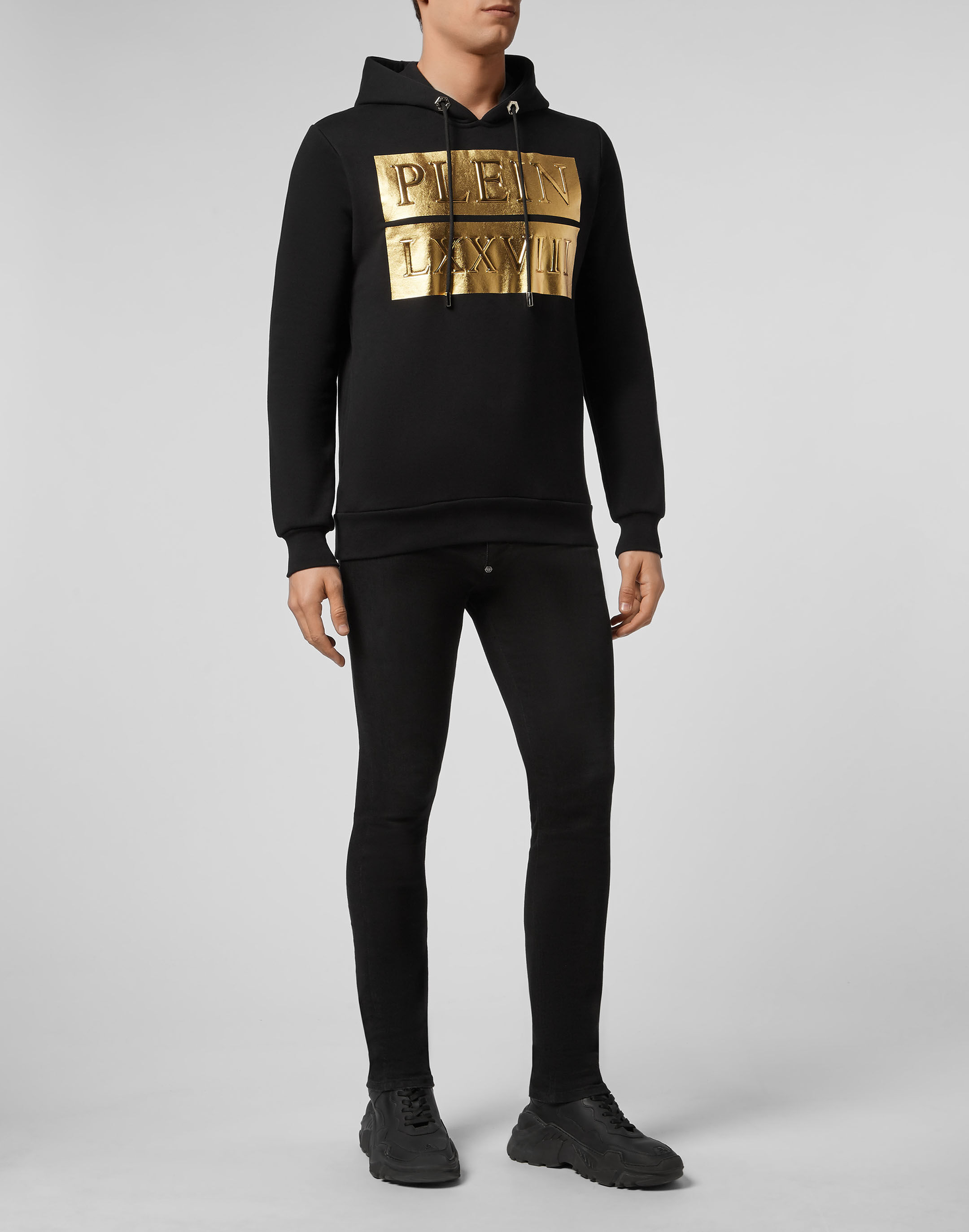Gold hoodie sweatshirt new arrivals