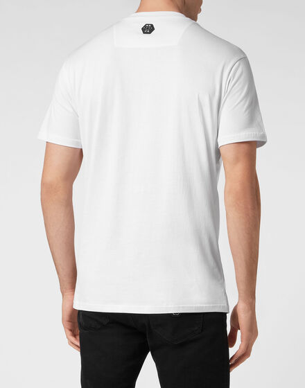 T-shirt Round Neck SS with Crystals Skull