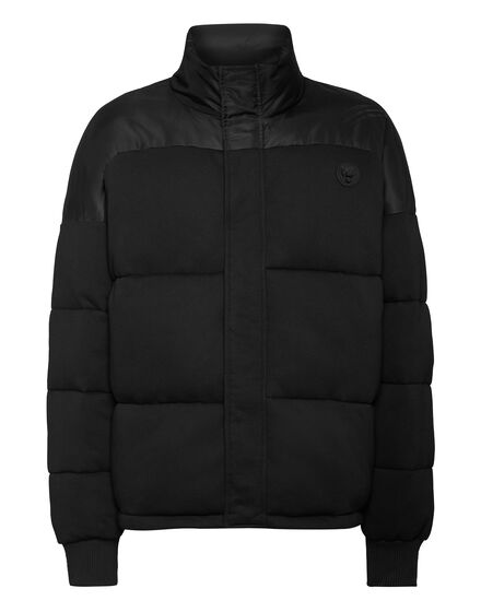 Hybrid Jersey Puffered Jacket LS