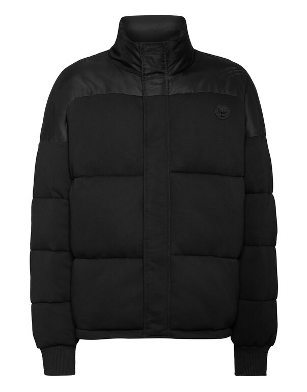 Hybrid Jersey Puffered Jacket LS